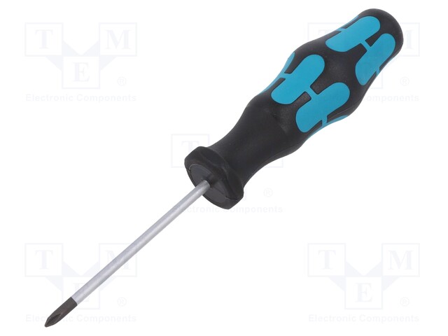 Screwdriver; Phillips; PH0; Blade length: 60mm; Overall len: 161mm