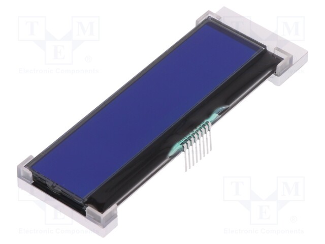 Display: LCD; alphanumeric; COG,STN Negative; 20x2; LED; PIN: 8