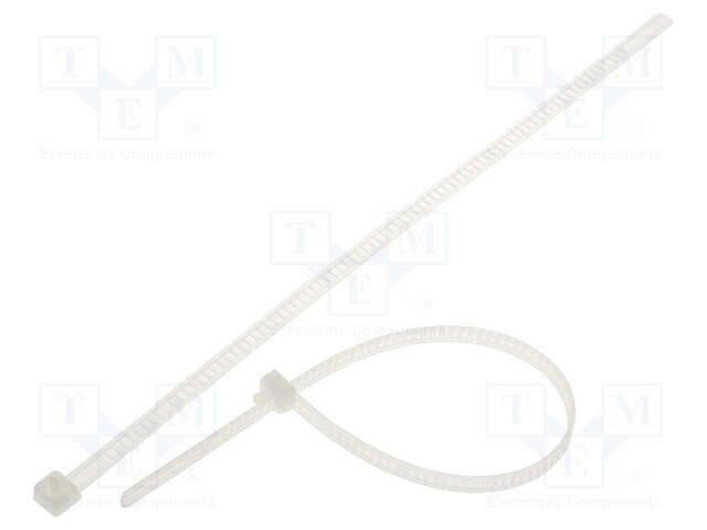 Cable tie; multi use; L: 195mm; W: 4.7mm; polyamide; 245N; natural