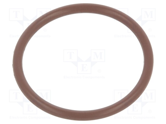 O-ring gasket; FPM; D: 2mm; Øint: 24mm; brown; -20÷200°C