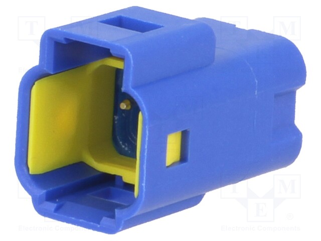 Connector: wire-wire/PCB; 565,E-Seal; socket; male; IP67; THT; blue