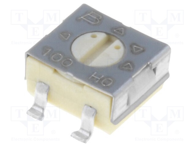 Potentiometer: mounting; single turn,horizontal; 10Ω; 250mW; SMD