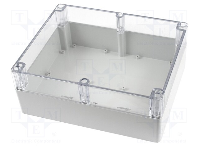 Enclosure: multipurpose; X: 240mm; Y: 300mm; Z: 120mm; 1554; grey