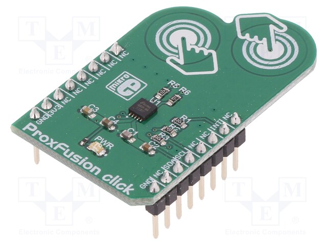 Click board; proximity sensor; GPIO,I2C; IQS624; 3.3VDC