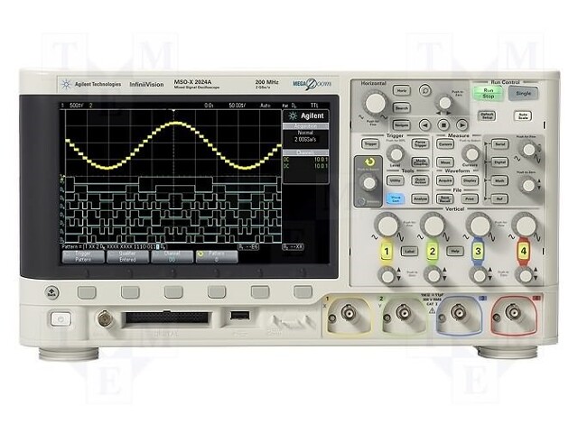 Oscilloscope: mixed signal; Band: ≤70MHz; Channels: 4; 100kpts/ch