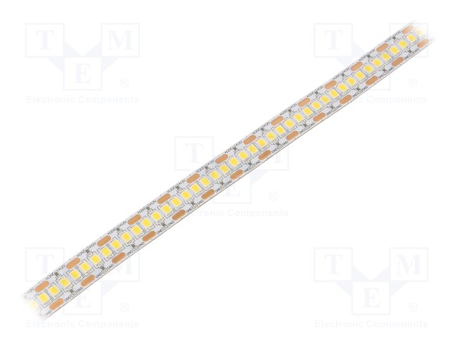 LED tape; white neutral; LED/m: 240; SMD; 2835; 12V; 12mm; white PCB