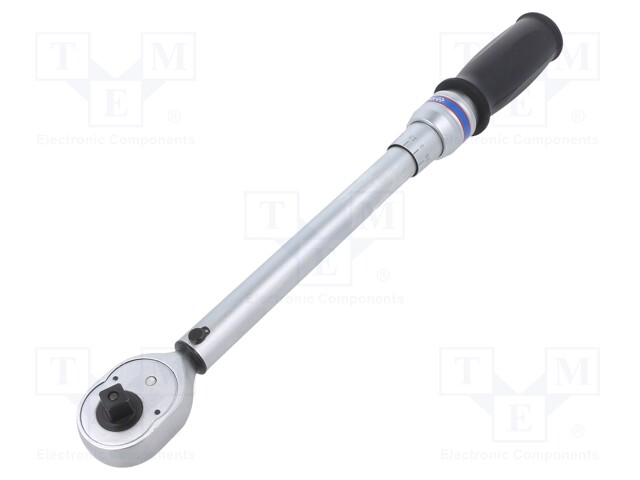 Wrench; dynamometric; 10÷60Nm; Mounting: 3/8"; with button