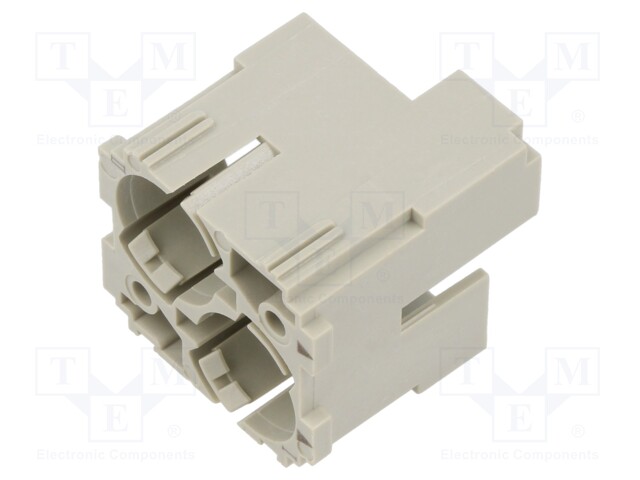 Connector: HDC; contact insert; male; 50V; UL94V-0; Modules: 2