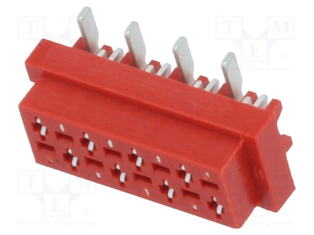 Socket; wire-board; female; PIN: 8; SMT; on PCBs; 30V; 1A; -40÷105°C