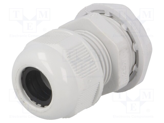 Cable gland; with long thread; M25; IP65; Mat: polyamide; grey