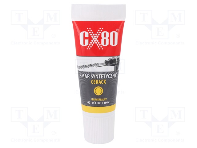 Grease; paste; tube; 40g; -35÷190°C