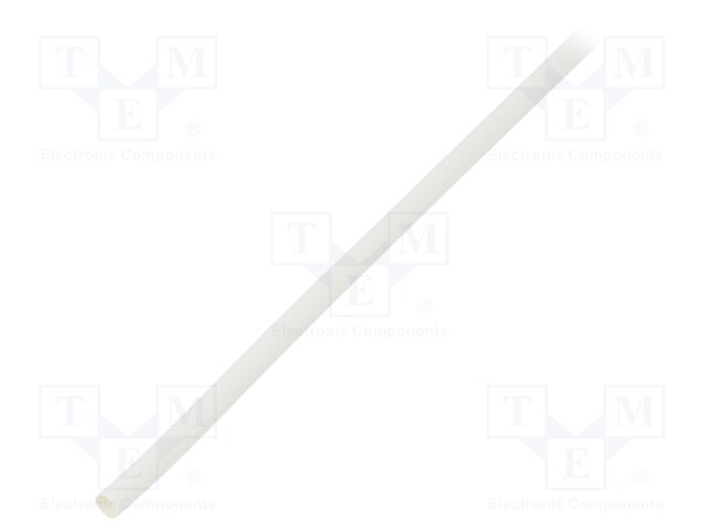 Heat shrink sleeve; flexible; 2: 1; 3.2mm; L: 10m; white