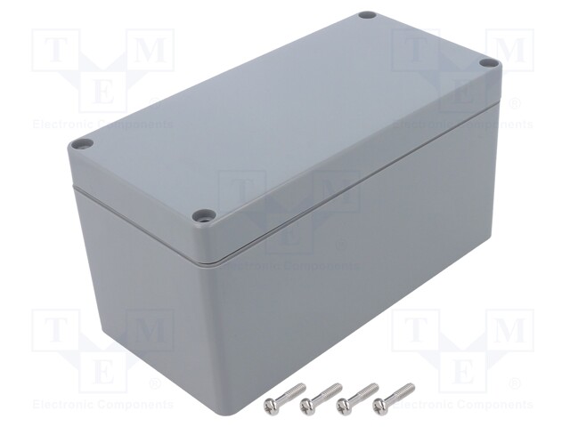 Enclosure: multipurpose; X: 80mm; Y: 160mm; Z: 55mm; ABS; light grey