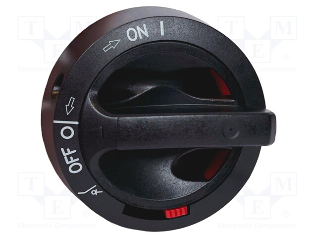 Knob; black