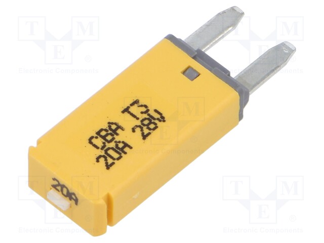 Fuse: fuse; 20A; 28VDC; automotive