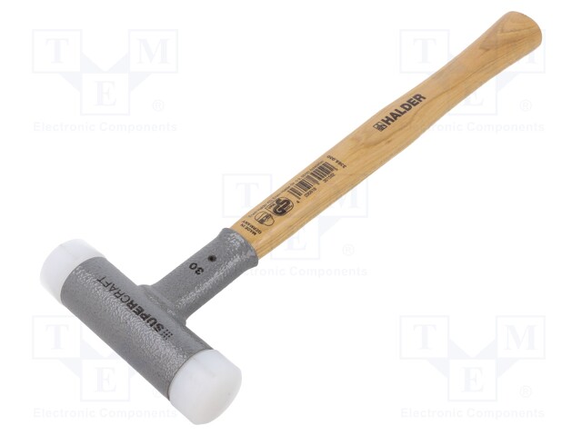 Hammer; 330mm; W: 110mm; 460g; 30mm; round; wood (hikory)