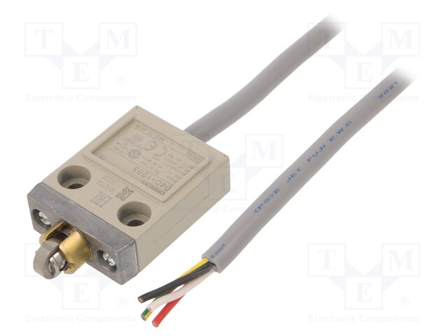 Limit switch; transversal metal roller Ø12mm; NO + NC; 10A; IP67