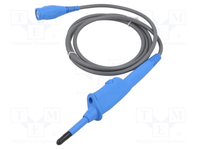 Probe: for oscilloscope; 0÷300MHz; 100: 1; 1ns; 10÷25pF; blue; 1.2m