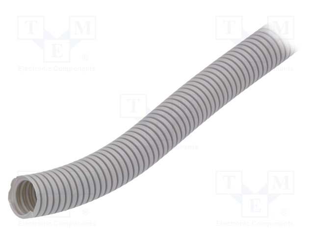 Protective tube; ØBraid : 25mm; grey; L: 25m; -5÷60°C; Øint: 19mm