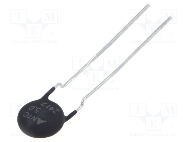 NTC thermistor; THT; 5Ω