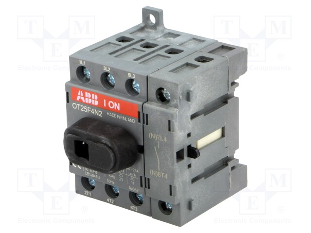 Switch-disconnector; Poles: 4; DIN; 25A; OT