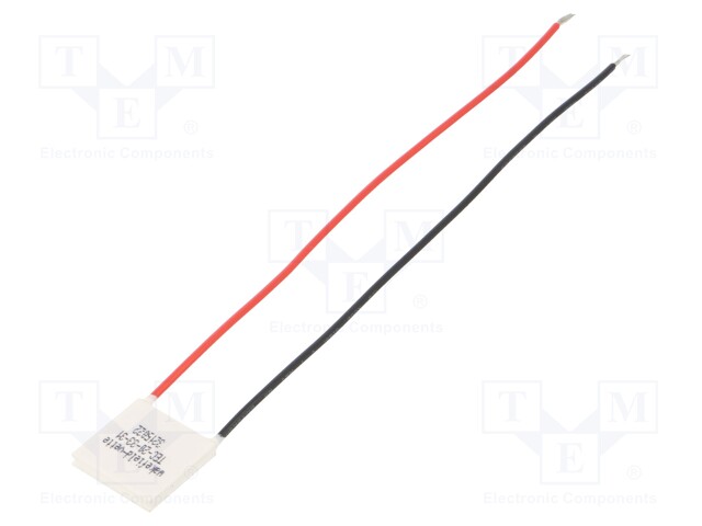 Module: Peltier; 4.1V; 8.5A; 20x20x3.3mm; 20.3W; 24AWG; Len: 150mm