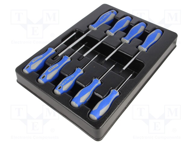 Kit: screwdrivers; Pcs: 9; Torx® with protection