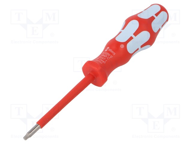 Screwdriver; insulated; Torx®; TX15; Blade length: 80mm