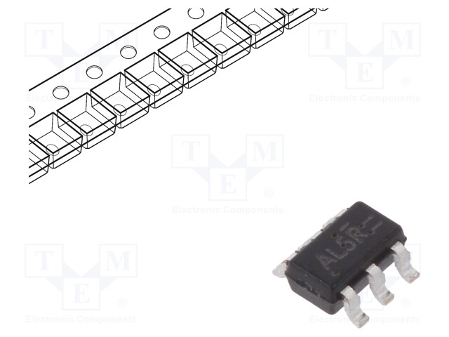 Diode: Transil array; 5V; 25A; bidirectional; 300W; SOT23-6