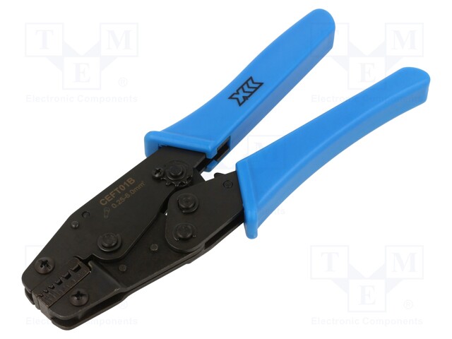 Tool: for crimping; insulated terminals; 0.25÷6mm2