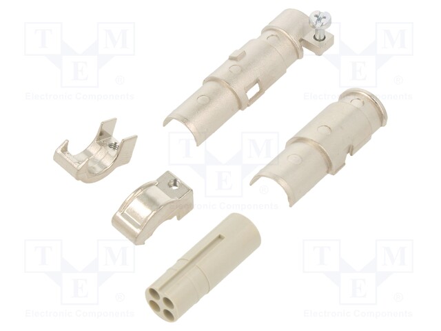 Connector: HDC; module,contact insert; female; PIN: 4; 400V