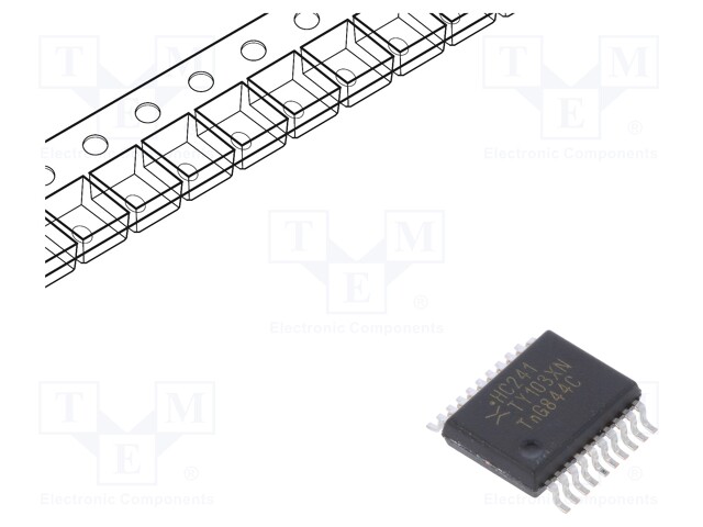 IC: digital; 3-state,buffer,line driver; Channels: 8; SMD; SSOP20