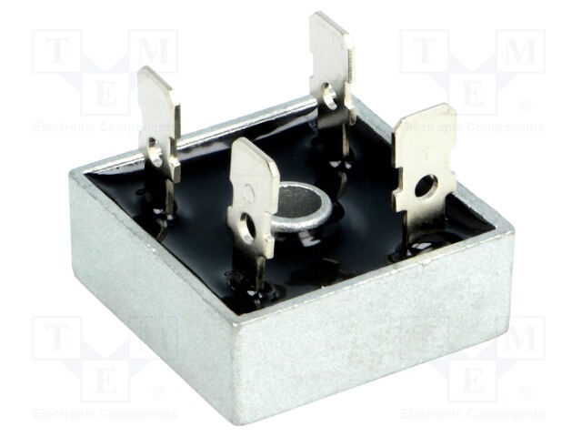 Single-phase bridge rectifier; Urmax: 400V; If: 35A; Ifsm: 400A