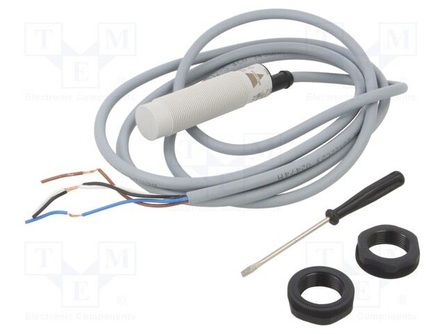 Capacitive Proximity Sensor, 12 mm, NPN/Push Pull/PNP, M18 x 1, 10 to 40 VDC