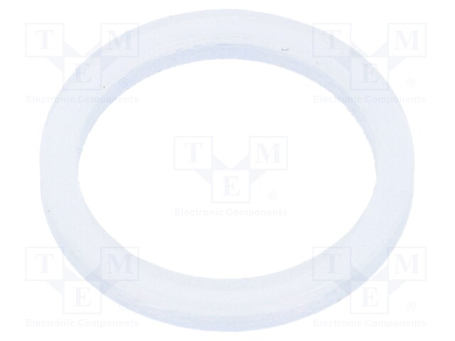 Gasket; polyetylene; D: 2mm; Øint: 15.2mm; Øout: 19mm; PG9; -30÷70°C