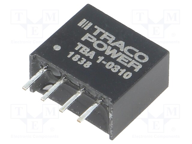 Converter: DC/DC; 1W; Uin: 2.97÷3.63V; Uout: 3.3VDC; Iout: 260mA