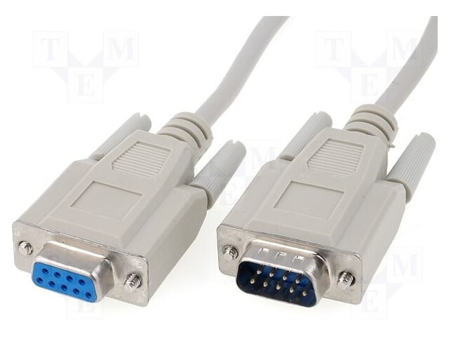 Cable; D-Sub 9pin socket,D-Sub 9pin plug; Len: 5m; Øcable: 5mm