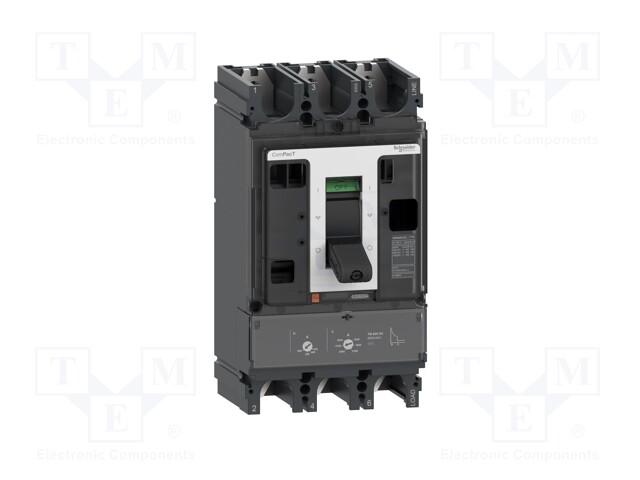 Power breaker; Poles: 3; DIN; Inom: 250A; NSX; IP40; -25÷70°C; 690VAC