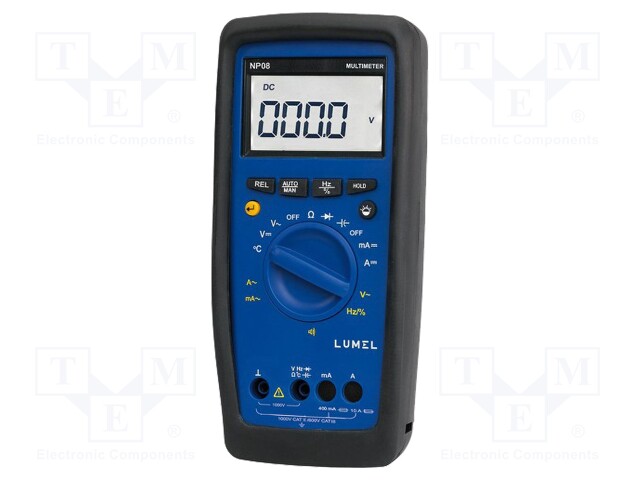 Digital multimeter; LED; 3x/s; VDC: 400m/4/40/400/1000V