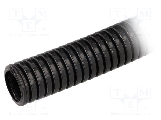 Conduit; ØBraid : 16mm; polyamide; black; Len: 10m; -20÷100°C