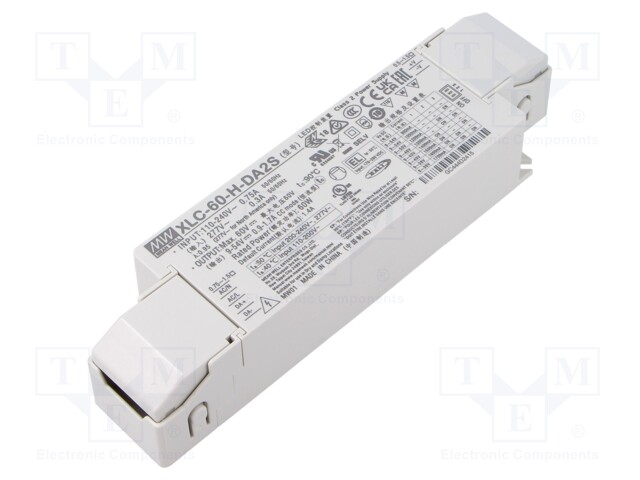 Power supply: switching; LED; 60W; XLC-60; -25÷90°C; OUT: 1