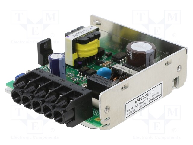 Power supply: industrial; single-channel,universal; 3.3VDC; 3A