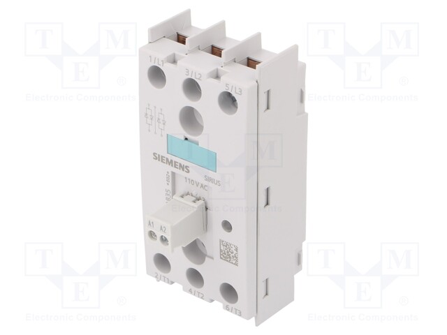 Relay: solid state; 30A; 48÷600VAC; 3-phase; Series: 3RF22