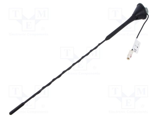 Antenna; car top; 0.4m; AM,FM; universal; 1.8m; 12VDC