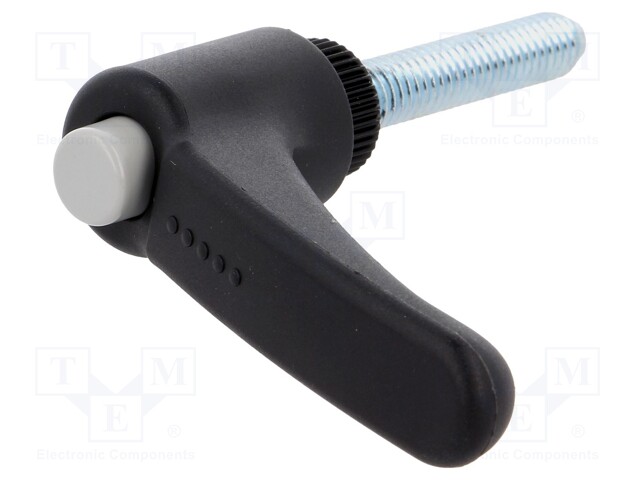 Lever; adjustable; Thread len: 50mm; Lever length: 63mm; -30÷130°C