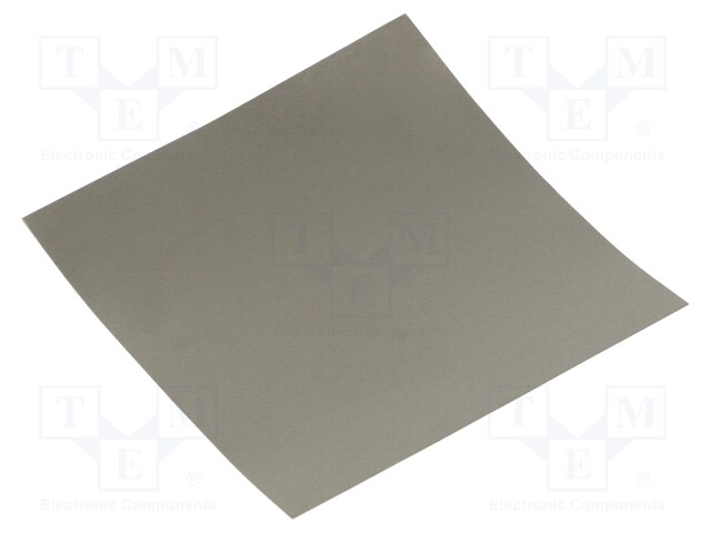 Shielding mat; 80x80x0.05mm; Permeability: 230; self-adhesive