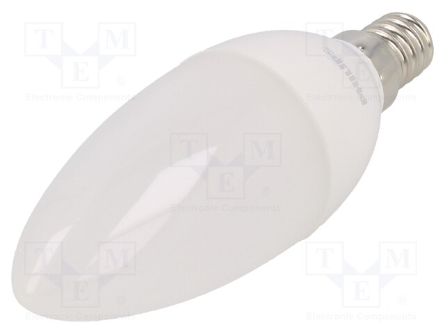 LED lamp; warm white; E14; 230VAC; 806lm; 7W; 2700K; CRImin: 80