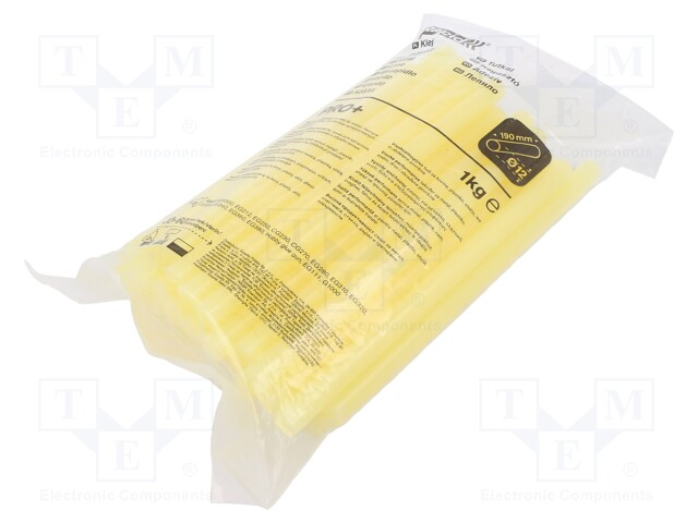 Hot melt glue; Ø: 12mm; L: 190mm; Bonding: 30s; Temp: 170÷190°C