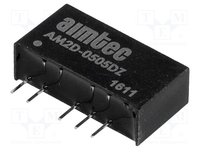 Converter: DC/DC; 2W; Uin: 4.5÷5.5V; Uout: 5VDC; Uout2: -5VDC; SIP7