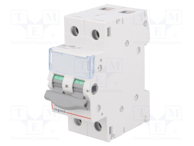 Switch-disconnector; Poles: 2; DIN; 100A; 400VAC; FR300; IP20